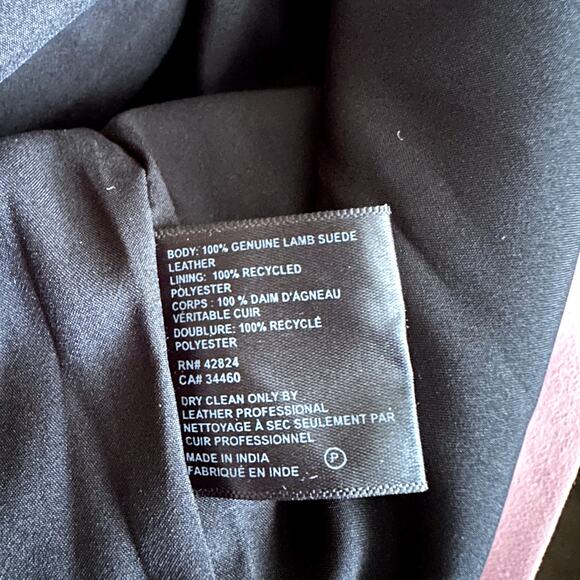 Reformation Veda Ashland Leather Trench Pink - Picture 8 of 10